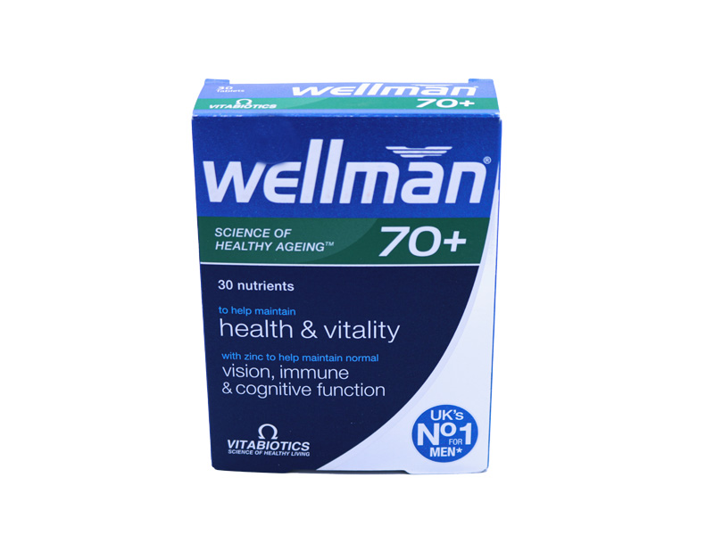 Wellman 70+ Supplements. 30 Tablets