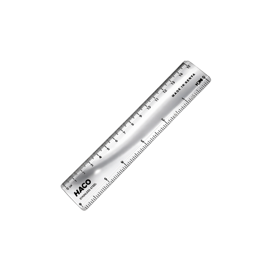 Haco Clear School Ruler 15cm
