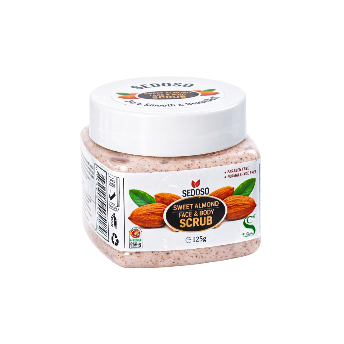 Sedoso Sweet Almond Face & Body Scrub 125g