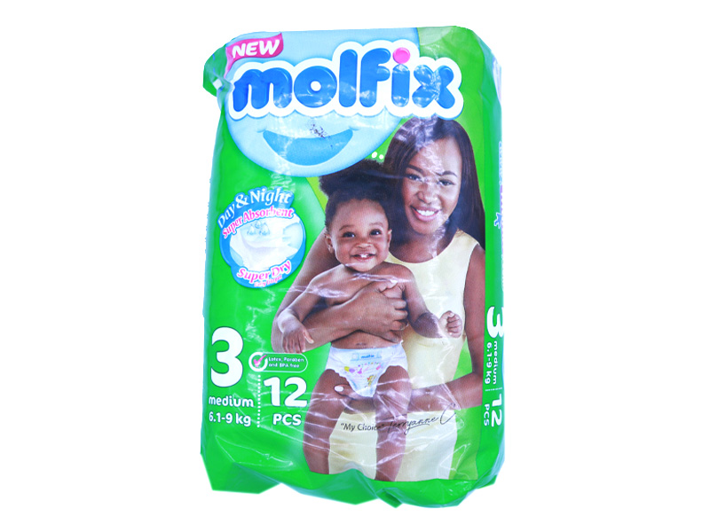 Molfix 3 Medium Baby Diapers 12pcs