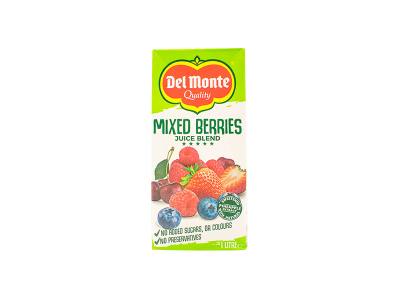 Del Monte Mixed Berries Juice Blend 1L