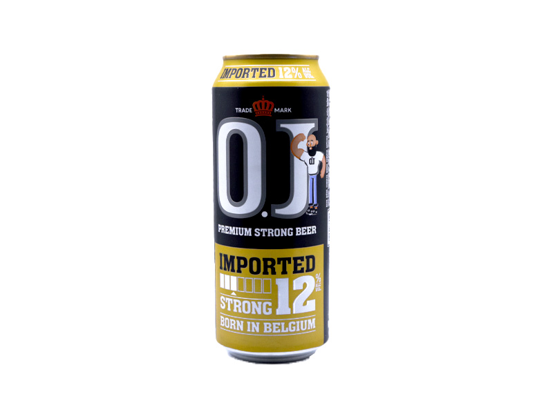 O.J Premium Strong Beer 500ml (Alc.12% vol)