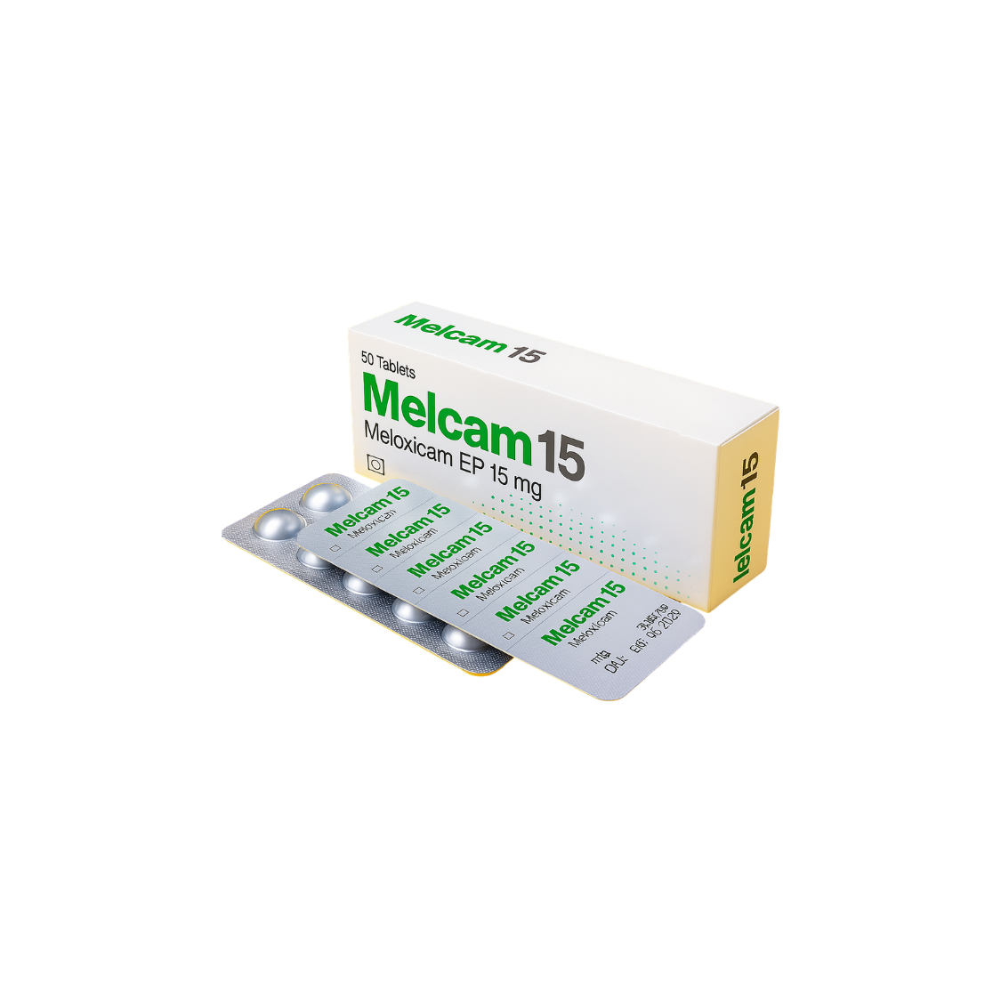 Melcam 15mg (Meloxicam) Tablets 50's (1Pc)