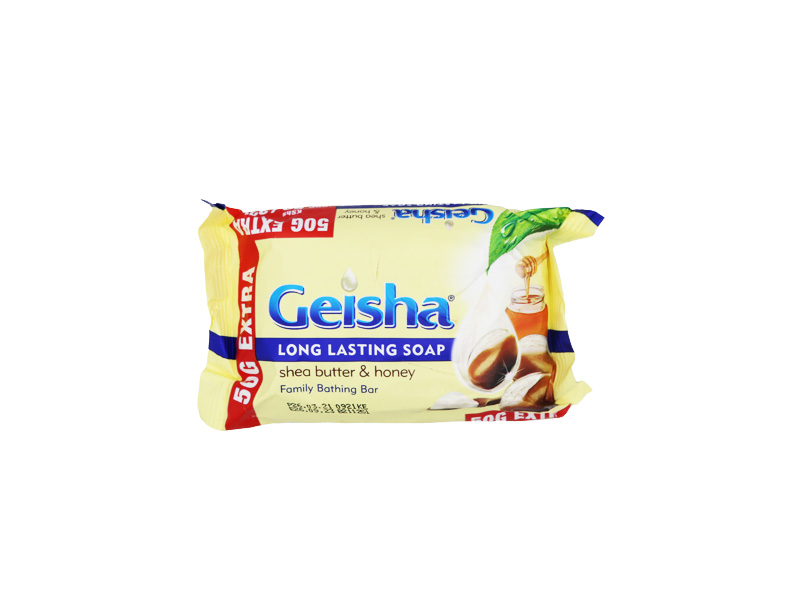 Geisha Shea Butter & Honey Bathing Soap 125g