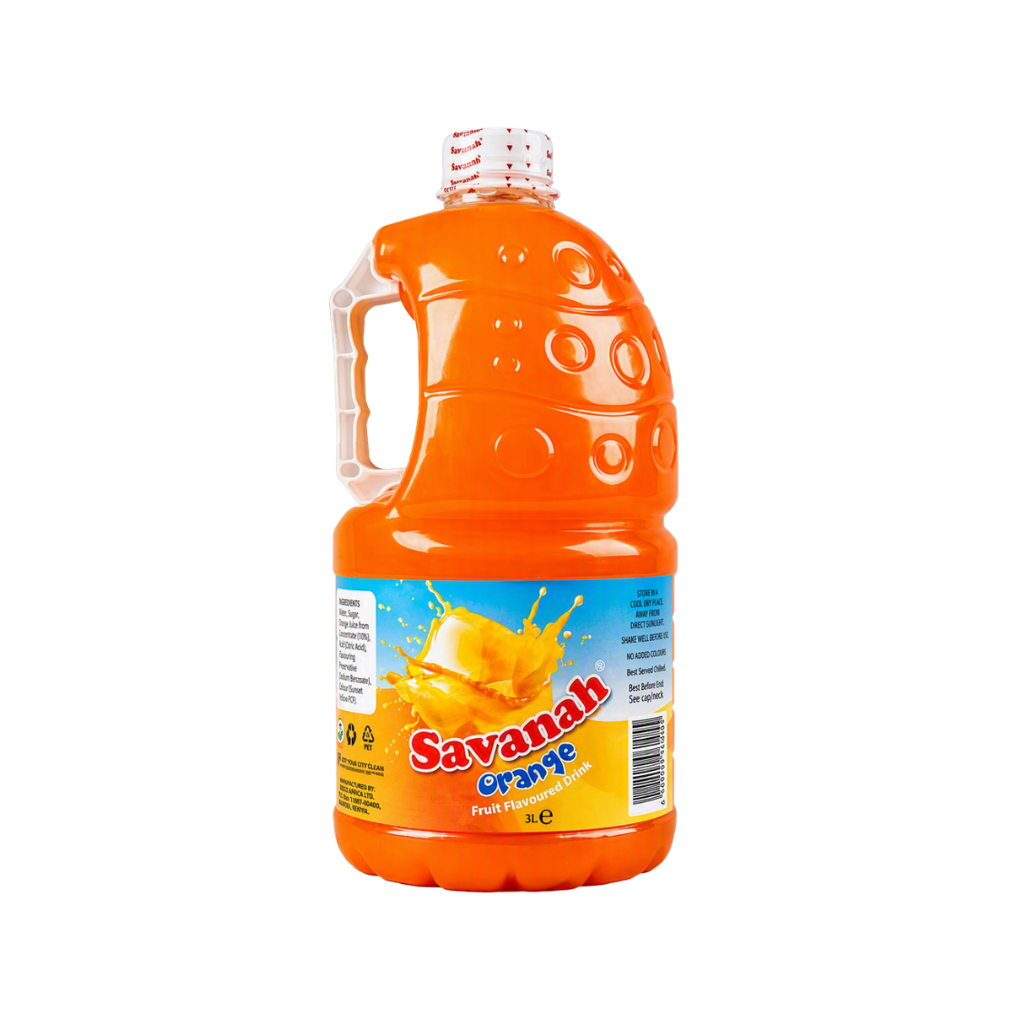 Savanah Orange Fruit Flavoured Drink 3L