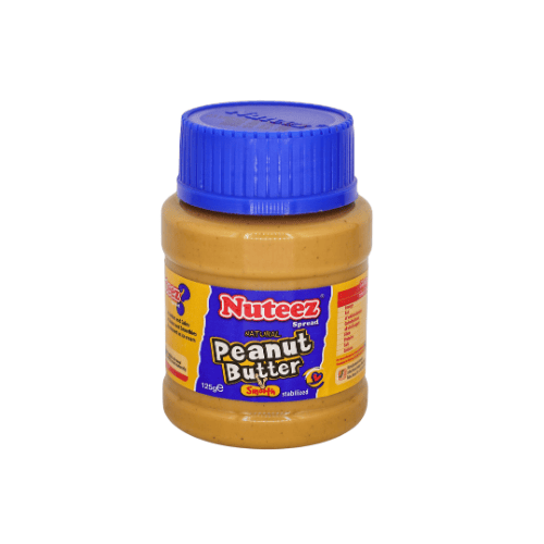 Nuteez Natural Smooth Peanut Butter 125g
