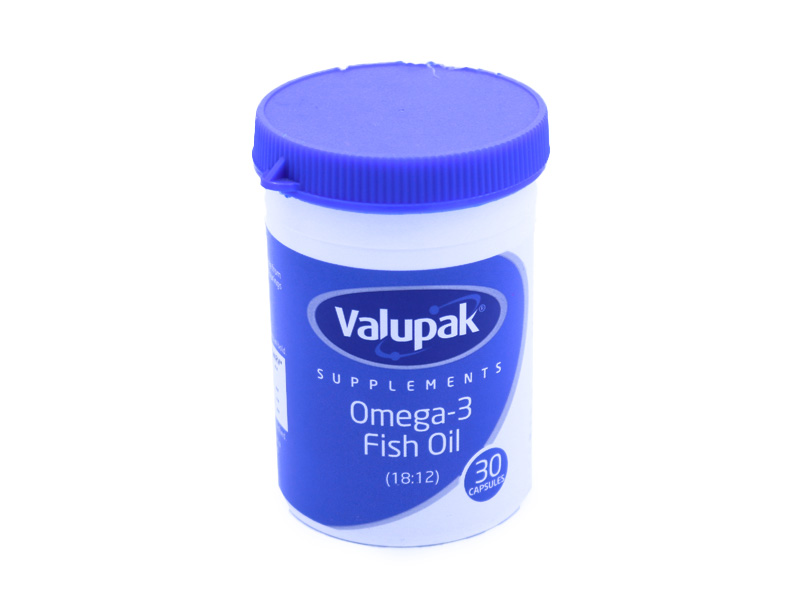 Valupak Omega 3 Fish Oil Supplements .30's