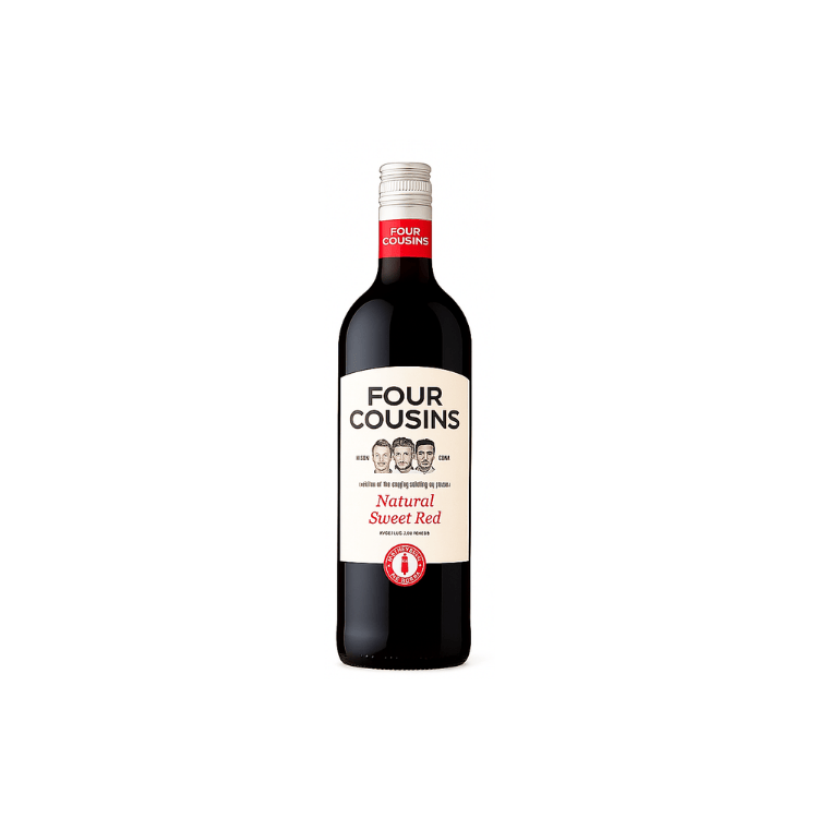 Four Cousins Natural Sweet Red Wine 750ml