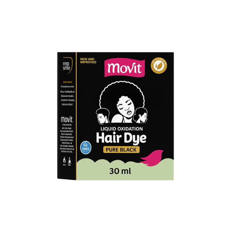 Movit Pure Black Hair Dye 30ml
