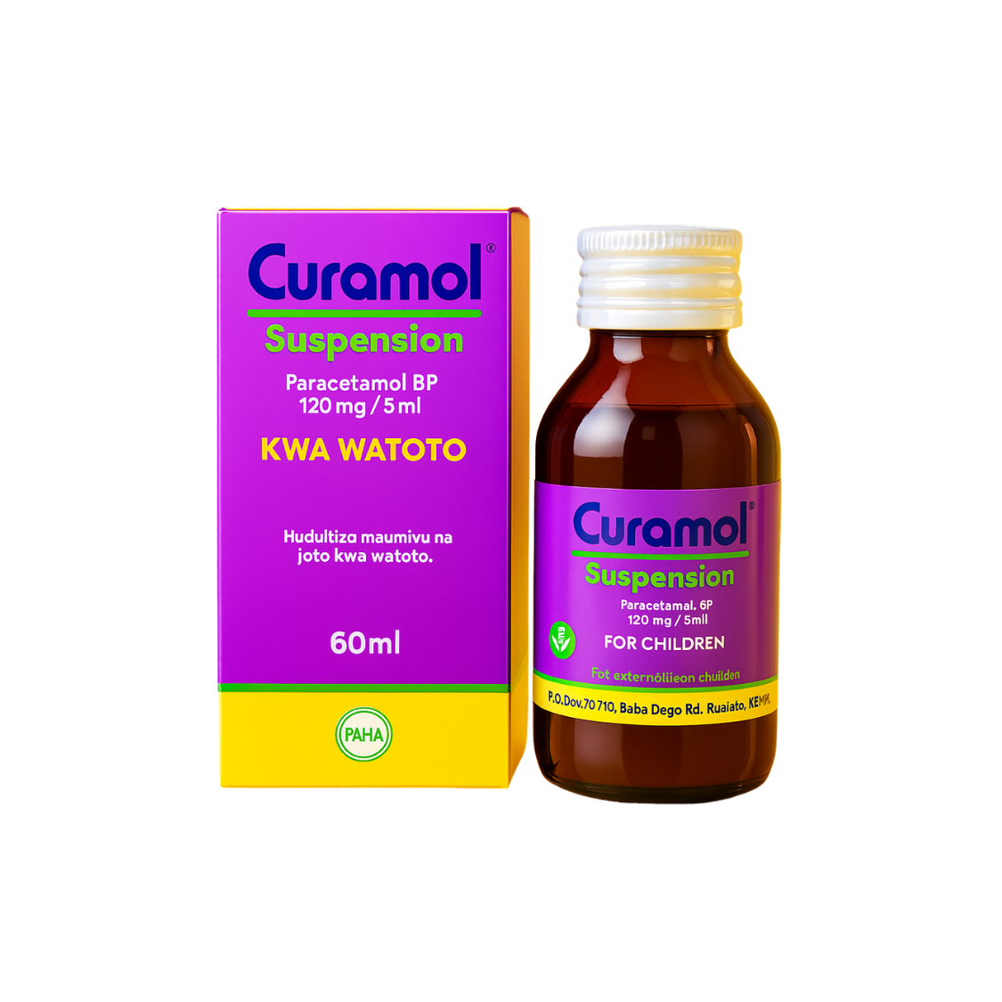 Curamol Paracetamol Suspension 60ml