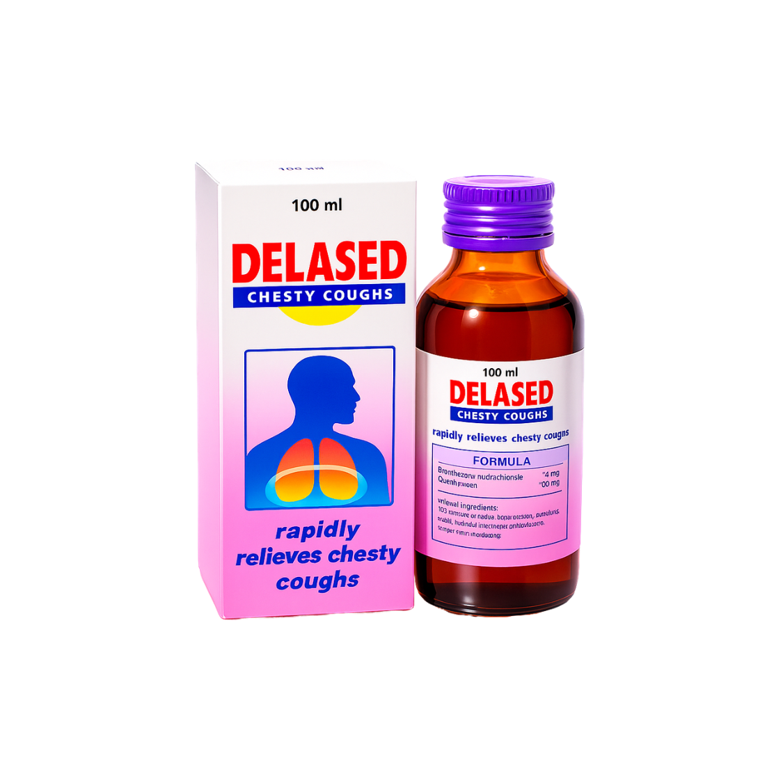 Delased Chesty Cough Syrup 100ml