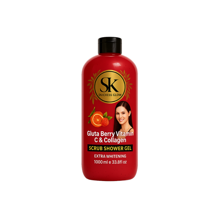 SK Duchess Glow Gluta Berry Vitamin C & Collagen Scrub Shower Gel 1000ml