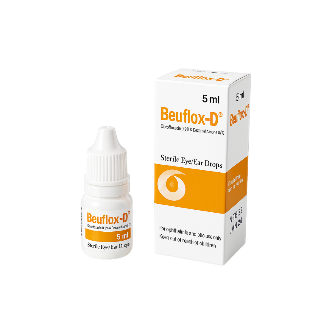 Beuflox-D Eye/Ear Drops 5ml