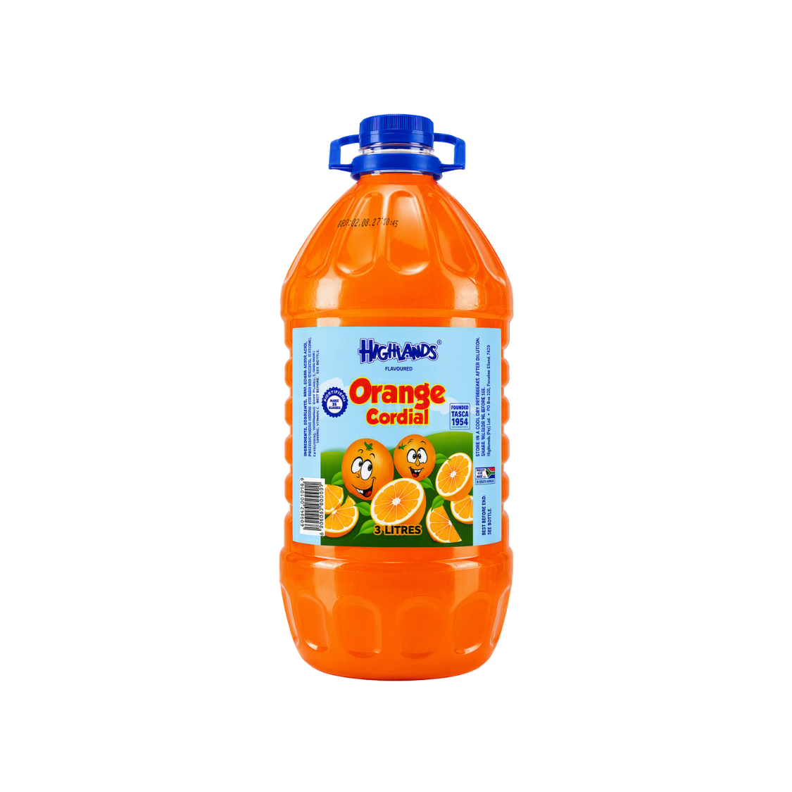 Highlands Orange Cordial 3L