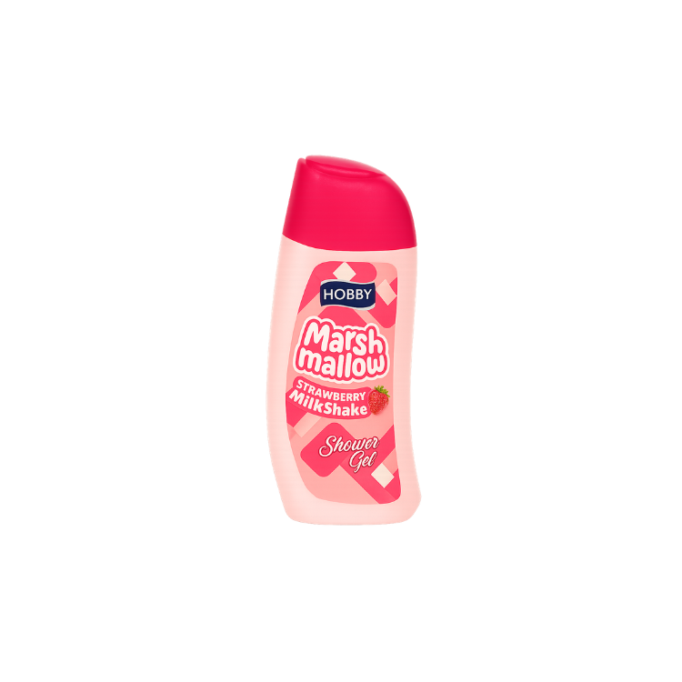 Hobby Marshmallow Strawberry Milkshake Shower Gel 500ml