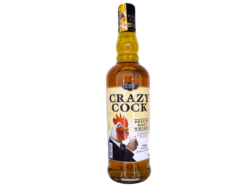 Crazy Cock Deluxe Malt Whisky 750ml