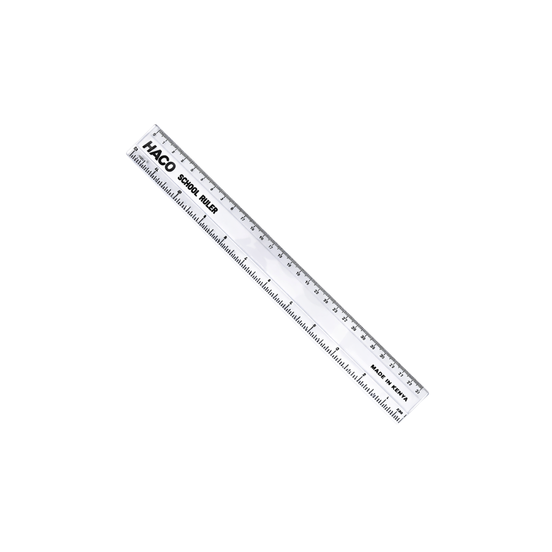 Haco Clear School Ruler 30cm