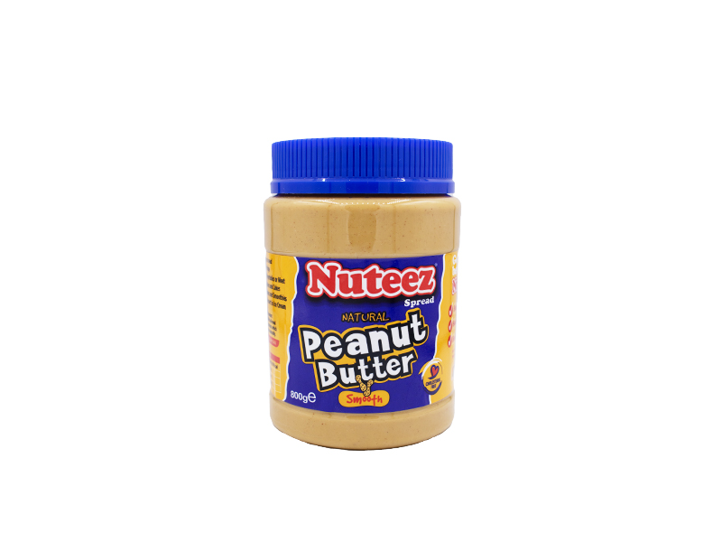 Nuteez Natural Smooth Peanut Butter 800g