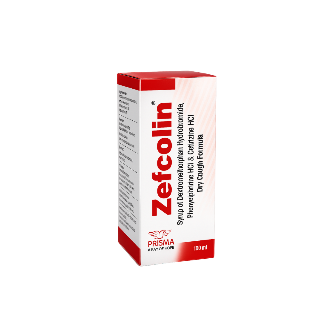 Zefcolin Dry Cough Syrup Formula 100ml