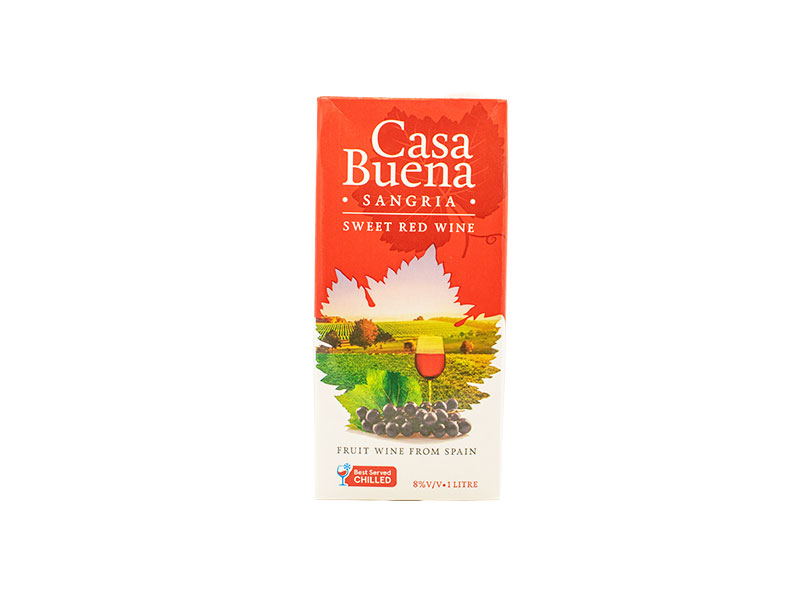 Casa Buena Sangria Sweet Red Wine 1L