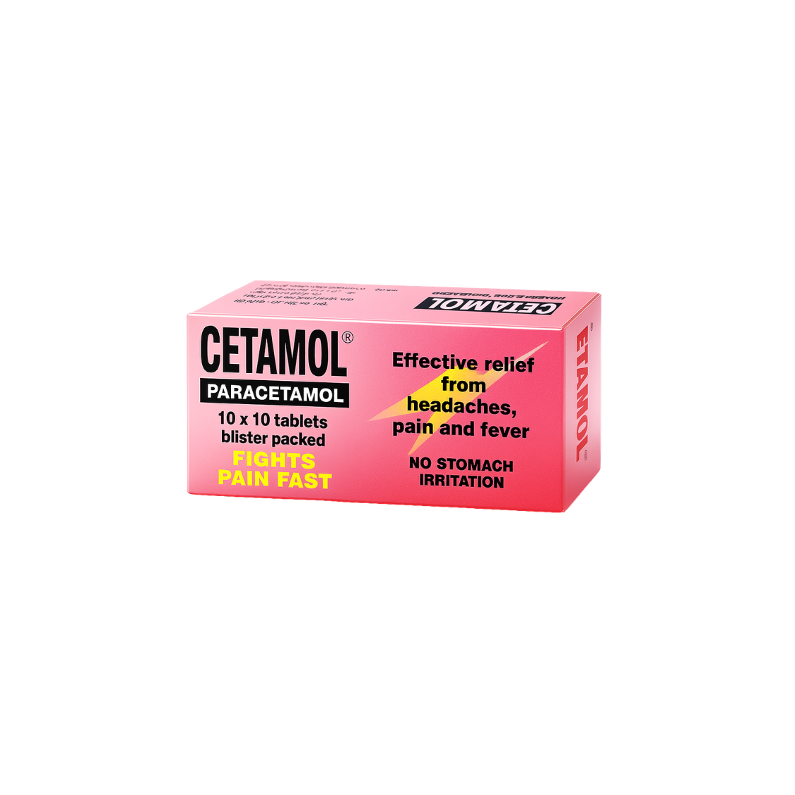Cetamol 500mg 10*10 Tablets