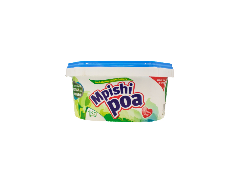 Mpishi Poa Pure White Vegetable Cooking Fat 1kg
