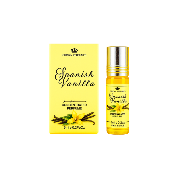Crown Perfumes Spanish Vanilla Concentrated Perfume Oil 6ml 