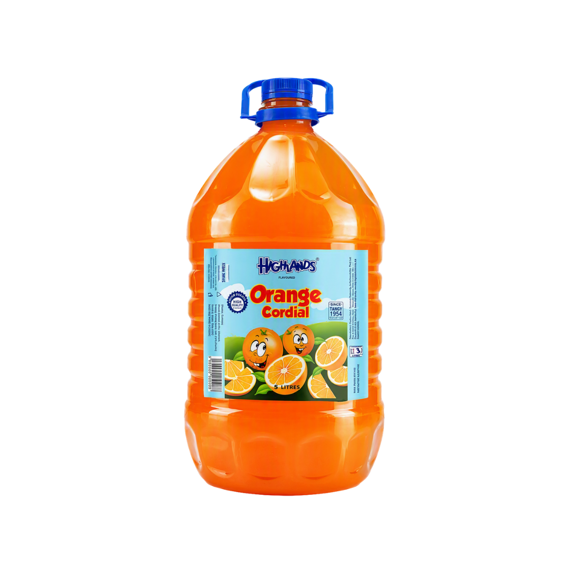Highlands Orange Cordial 5L