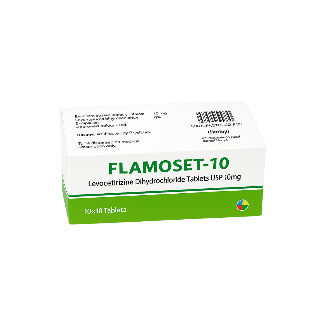 Flamoset-10 (Levocetirizine) 1Pc