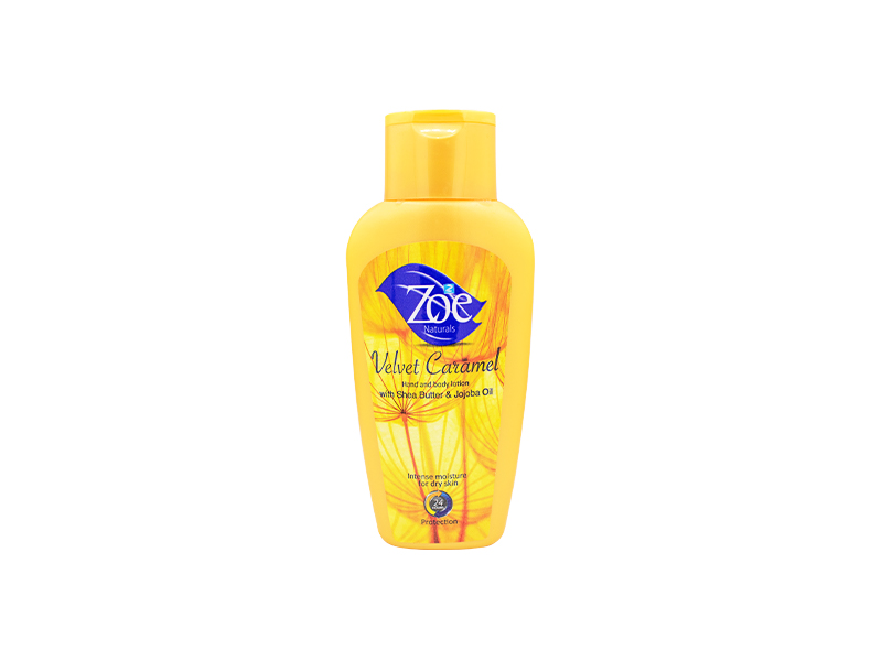 Zoe Naturals Velvet Caramel Hand & Body Lotion 400ml