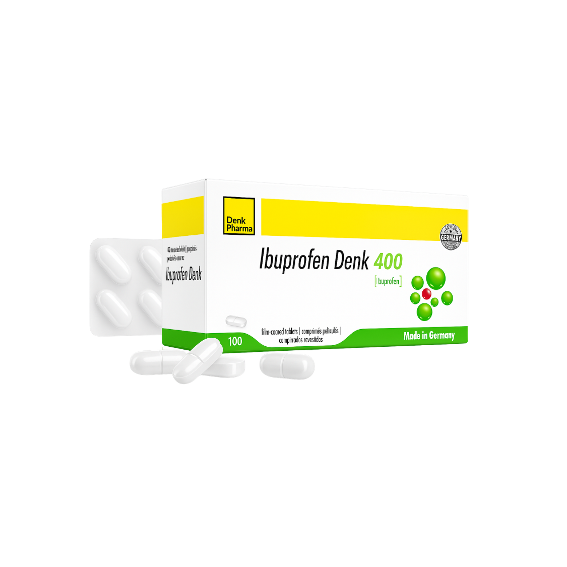 Ibuprofen Denk 400mg 100 Tablets 