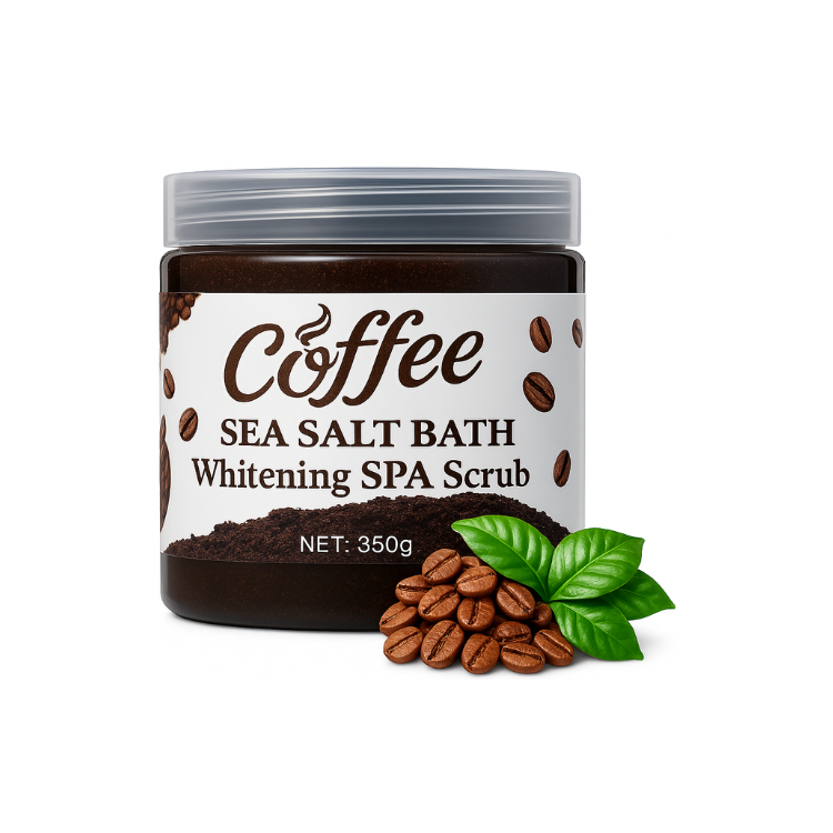 Coffee Sea Salt Bath Whitening SPA Scrub 350g