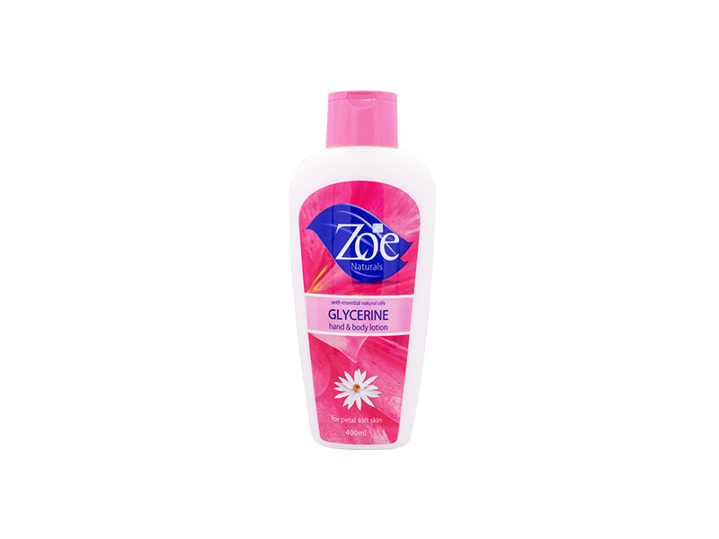 Zoe Naturals Glycerine Hand & Body Lotion 400ml