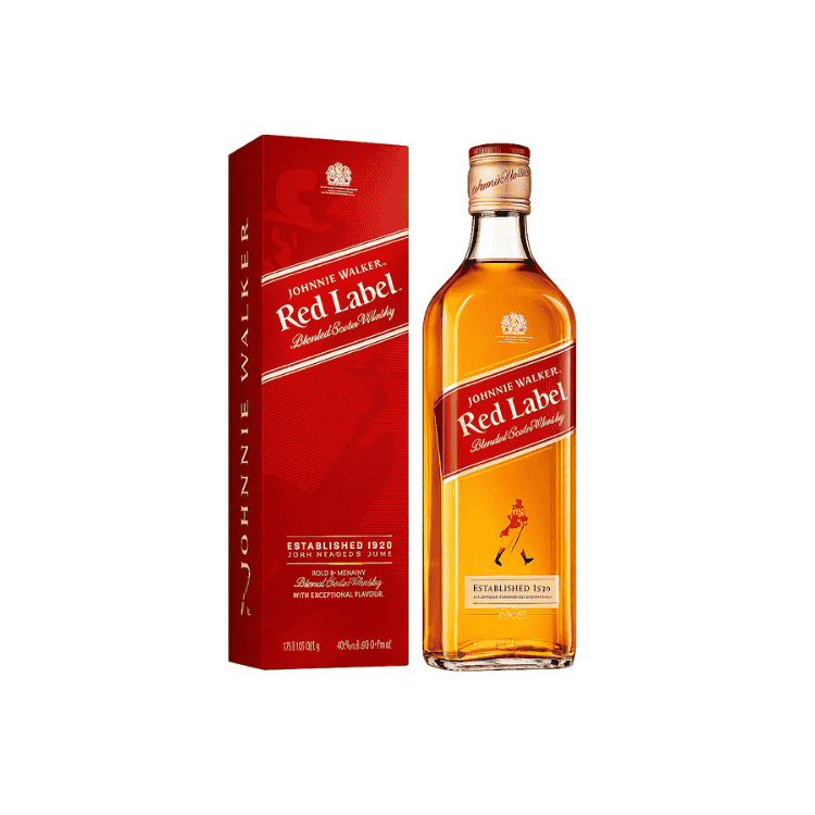 Johnnie Walker Red Label Blended Scotch Whisky 1L