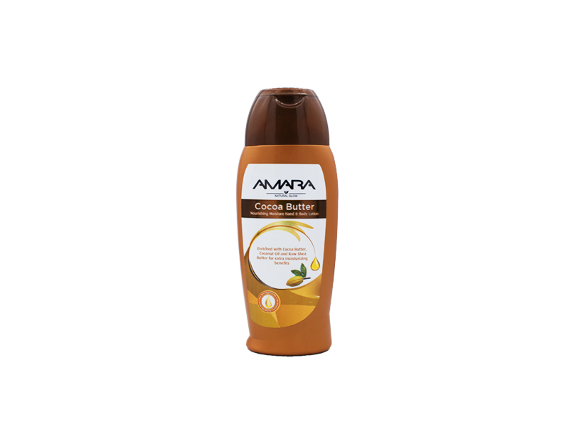 Amara Natural Glow Cocoa Butter Nourishing Moisture Hand & Body Lotion 200ml