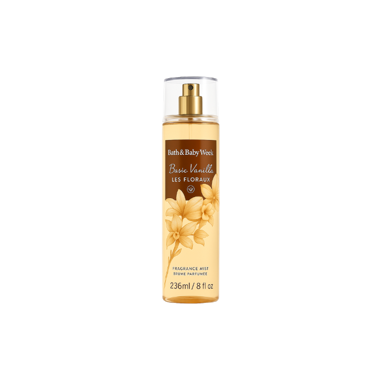  Bath & Baby Week Basic Vanilla Les Floraux Fragrance Mist 236ml