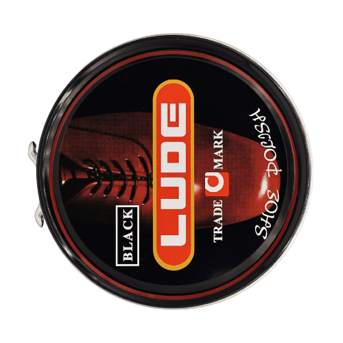 Lude Black Shoe Polish 80g/100ml