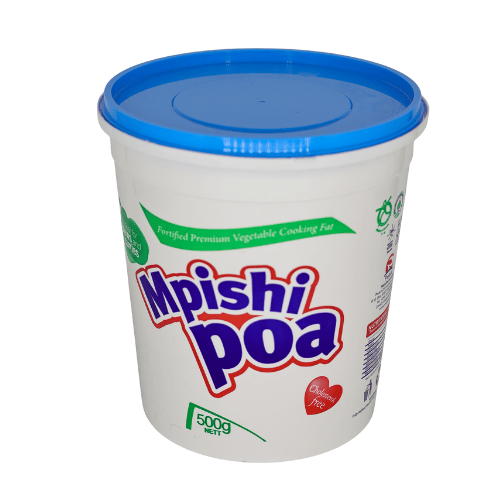 Mpishi Poa Pure White Vegetable Cooking Fat 500g