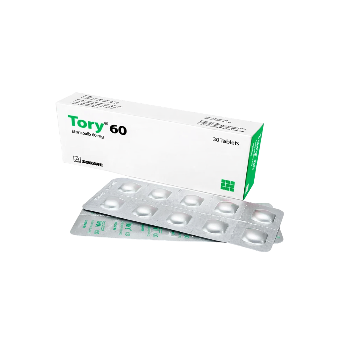 Tory 60 (Etoricoxib) Tablets 30's (1Pc)
