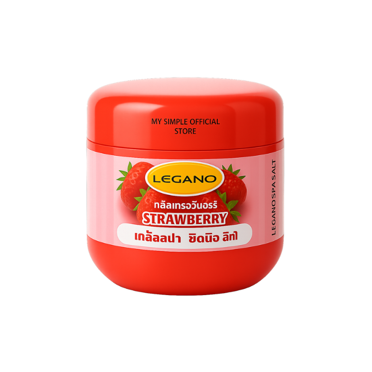 Legano Strawberry Spa Salt 750ml