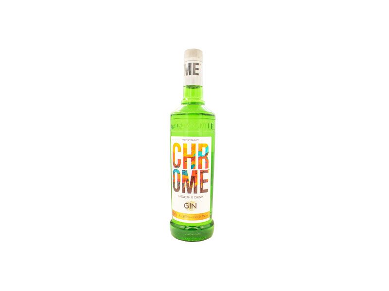 Chrome Smooth & Crisp Gin 750ml