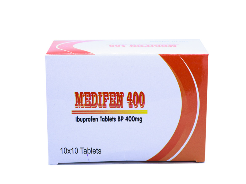 Medifen Ibuprofen Tablets 400mg 10x10 Tablets
