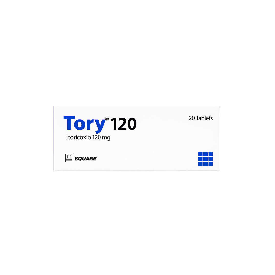 Tory 120 (Etoricoxib) Tablets 20's (1Pc)