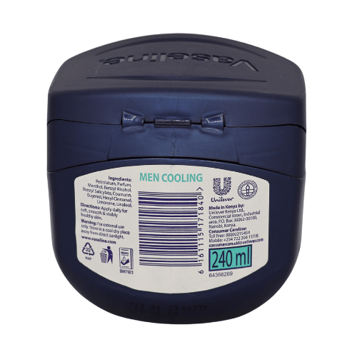 Vaseline Blueseal Men Cooling Petroleum Jelly 250ml
