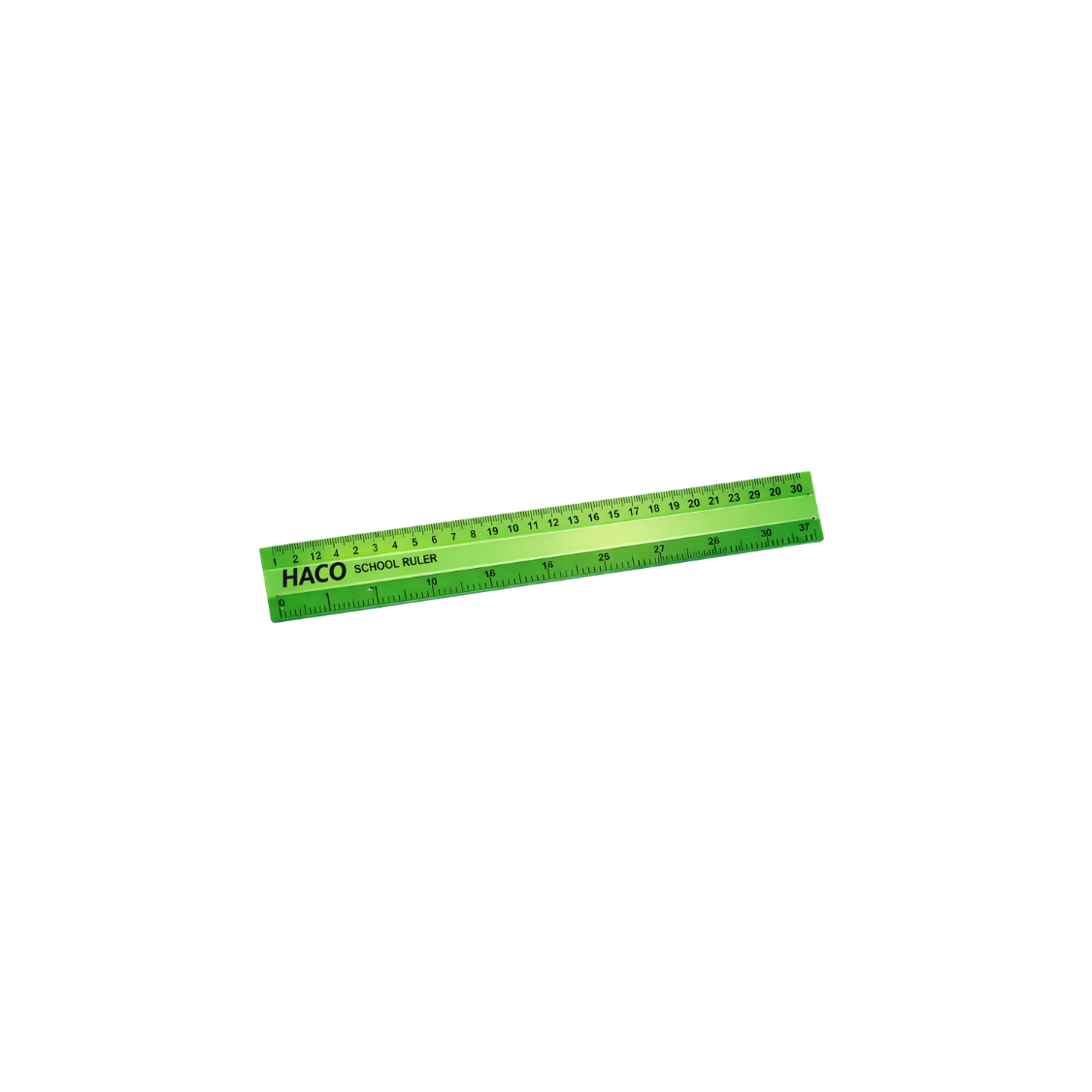Haco Green School Ruler 30cm