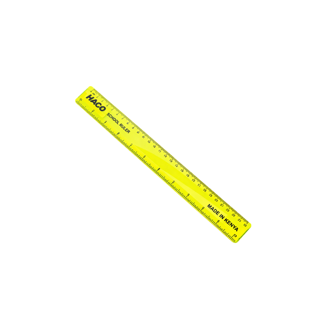 Haco Yellow School Ruler 30cm