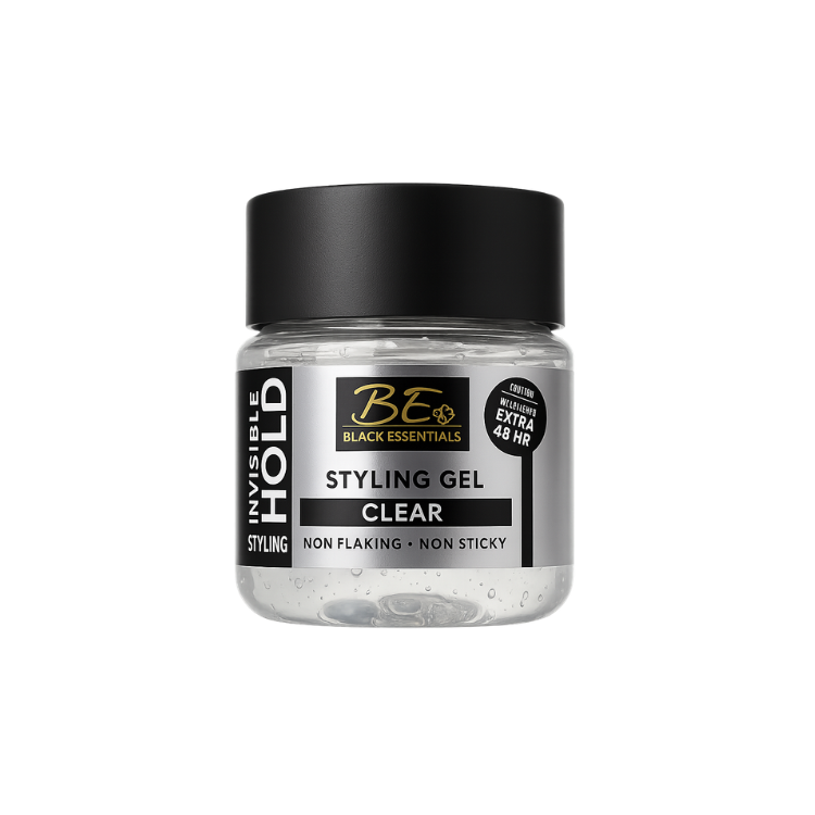 BE Black Essentials Clear Styling Gel 65g
