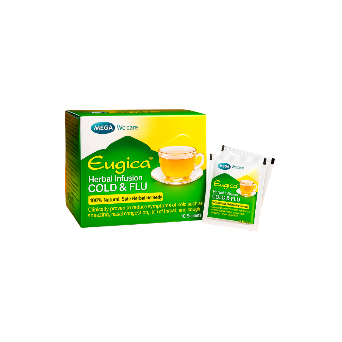 Eugica Herbal Infusion Cold & Flu Sachets 1Pc