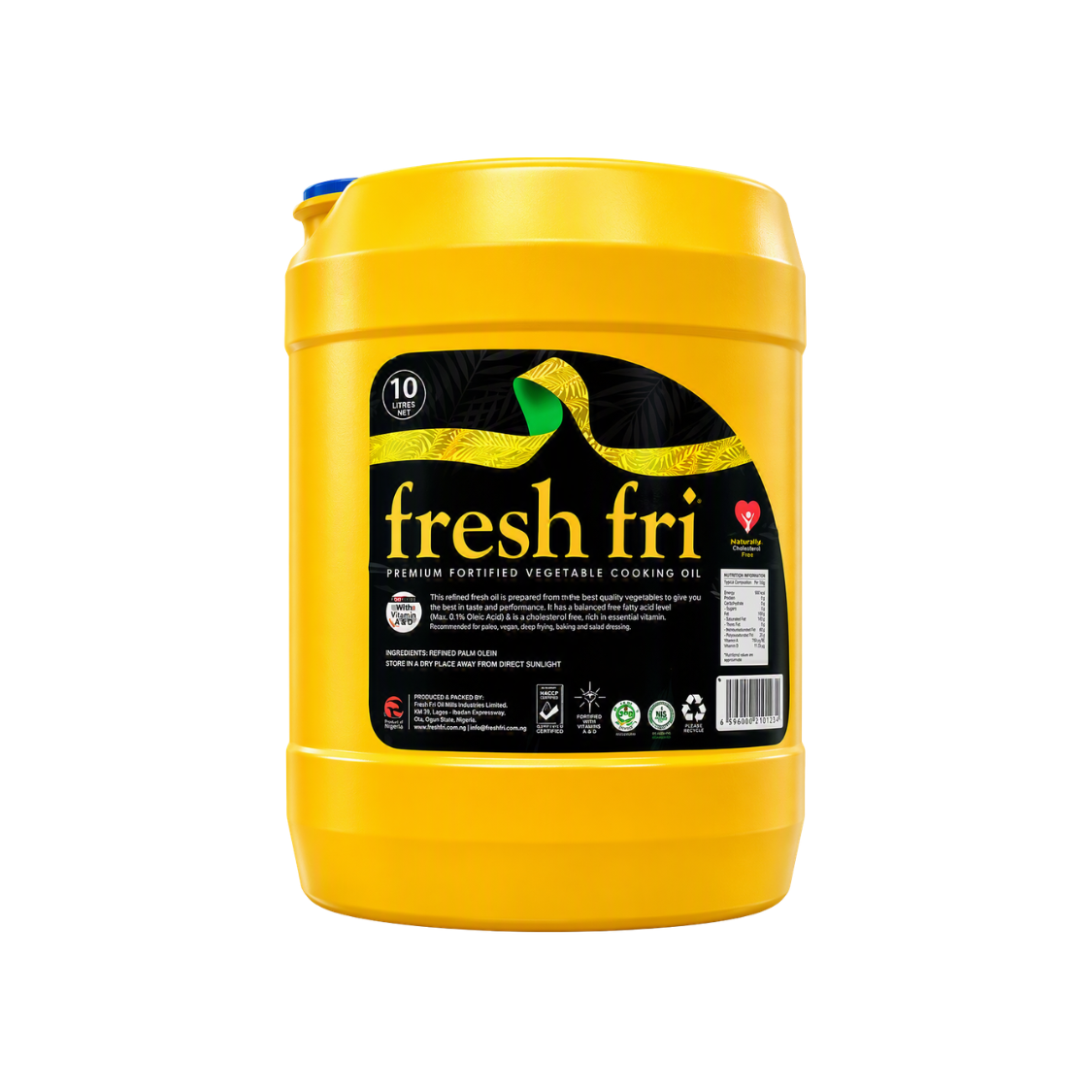 Fresh Fri Vegetable Cooking Oil 10L