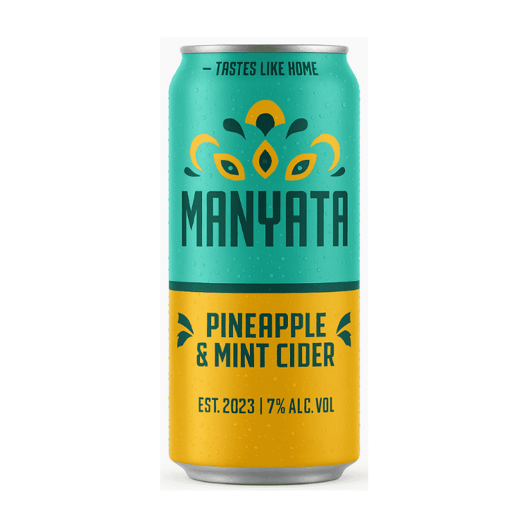 Manyatta Pineapple & Mint Cider Can 330ml